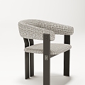 Modern Minimalist Dining Chair 3d model