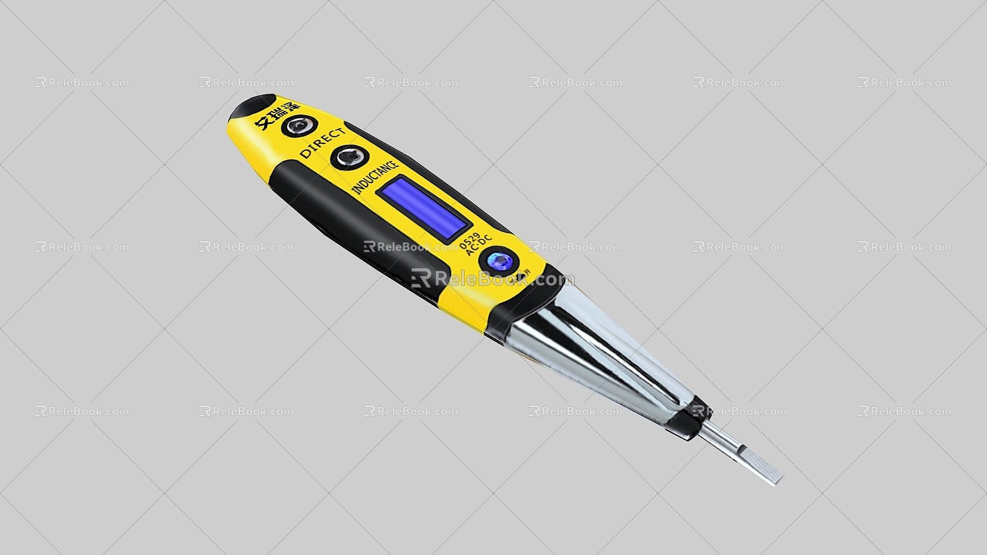 Measuring electric pen digital display measuring electric pen screwdriver measuring electric screwdriver Phillips screwdriver 3d model