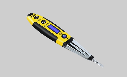 Measuring electric pen digital display measuring electric pen screwdriver measuring electric screwdriver Phillips screwdriver 3d model