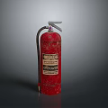 Vintage Red Fire Extinguisher With Smith Label For Home Safety Supplies