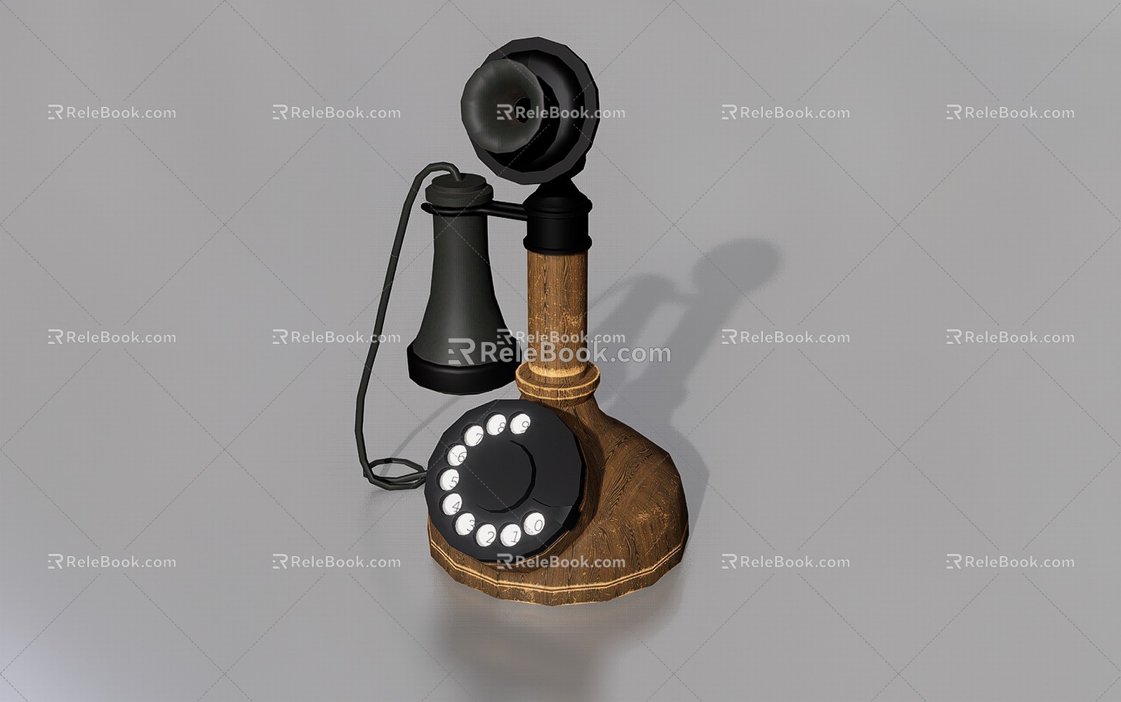 Candlestick Telephone 3d model