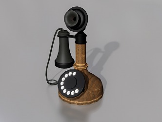 Candlestick Telephone 3d model