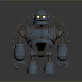 Robot Assistant Small Robot Butler Robot Butler Figure Game Figure 3d model