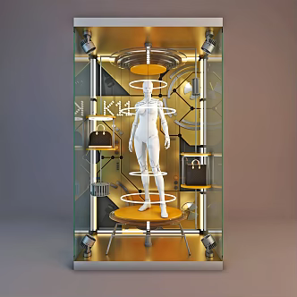 Window Beauty Window Robot Model Golden Window Luggage Window Circuit Board Window Industrial Window 3d model