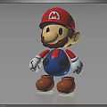 Super Mario Character Figurine With Red Hat Blue Overalls And Brown Boots