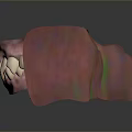 Detailed 3D Rendered Oral Structure Model With Teeth Gums And Tongue