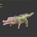 Crocodile Alligator Nile Crocodile carnivore reptile cold-blooded animal reptile reptile 3d model