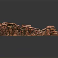 Natural Wood Stone Decorative Blocks With Rough Surface And Red Brown Color