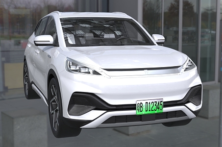 Hyundai BYD Yuan Plus Car New Energy Vehicle 3d model