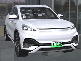 Hyundai BYD Yuan Plus Car New Energy Vehicle 3d model