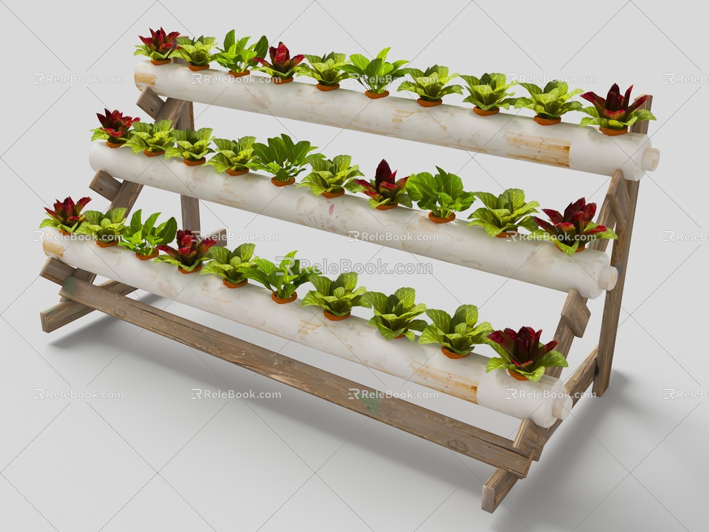 Lettuce Shelf Doomsday Survival Style Items Facilities Space Vegetable Shed Vegetable Box model