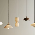 Modern Stylish Pendant Lights Featuring Various Designs and Neutral Color Tones for Interior Design