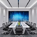 Modern LIRCON Reception Area With Polished Floor Lighting Design And Logo
