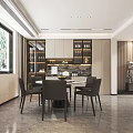 Elegant Spacious Double Height Open Living And Dining Room Interior Design With Large Panoramic Windows
