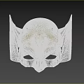 Yellow Black Textured Mask For Household Decoration With Durable Material Design