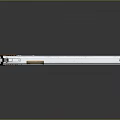 Classic Silver Pistol With Wooden Grip And Polished Metal Body Design
