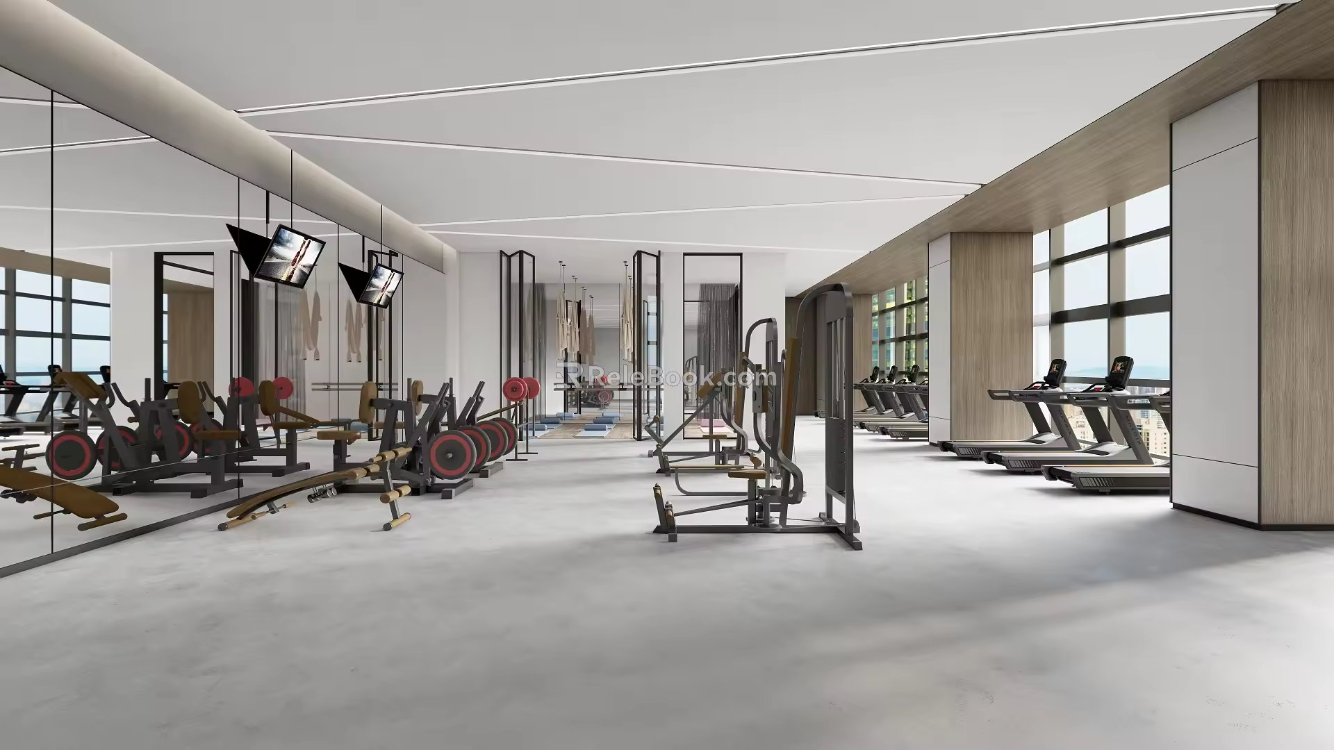 Gym Treadmill 3d model