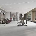 Gym Treadmill 3d model