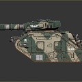 Tank Mini Tank Cartoon Tank Military Vehicle Mechanized Force Armored Force Mechanical Force 3d model