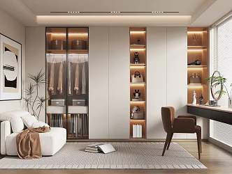 Modern Cloakroom Home Cloakroom 3d model