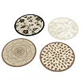 Round carpet 3d model