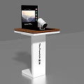 Watch Shop Display Stand With Tablet Screen And Interactive Device For Product Showcase 3d model