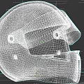Car Racing Red Helmet Design For Automotive Sports Safety Gear