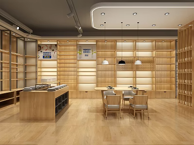 Modern store collection shop 3d model