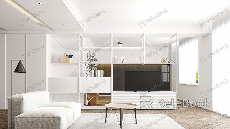 Modern Living Room Simple Home Living Room model