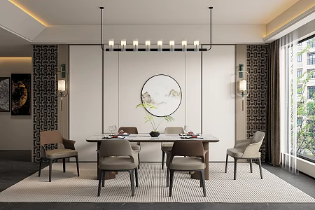 New Chinese Restaurant 3d model