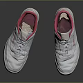White Casual Fashion Sneakers With Pink Inner Lining And Comfortable Design