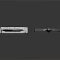Decorative Metallic Weapon Set With Engraved Sword And Sharp Dagger