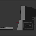 Vintage Computer System With Monitor Keyboard And Green Screen