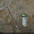 Vintage Style Wall Mounted Lighting Fixtures With Adjustable Arm And Illuminated Lamps