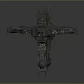 Detailed Interstellar Spaceship Design With Multiple Armored Modules And Weapon Systems