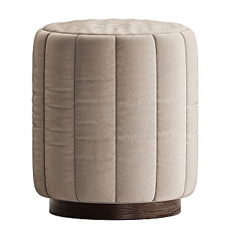 sofa stool round sofa stool 3d model