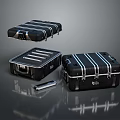 Modern Sci-Fi Box Sci-Fi Box Weapon Box 3d model