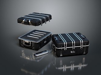 Modern Sci-Fi Box Sci-Fi Box Weapon Box 3d model