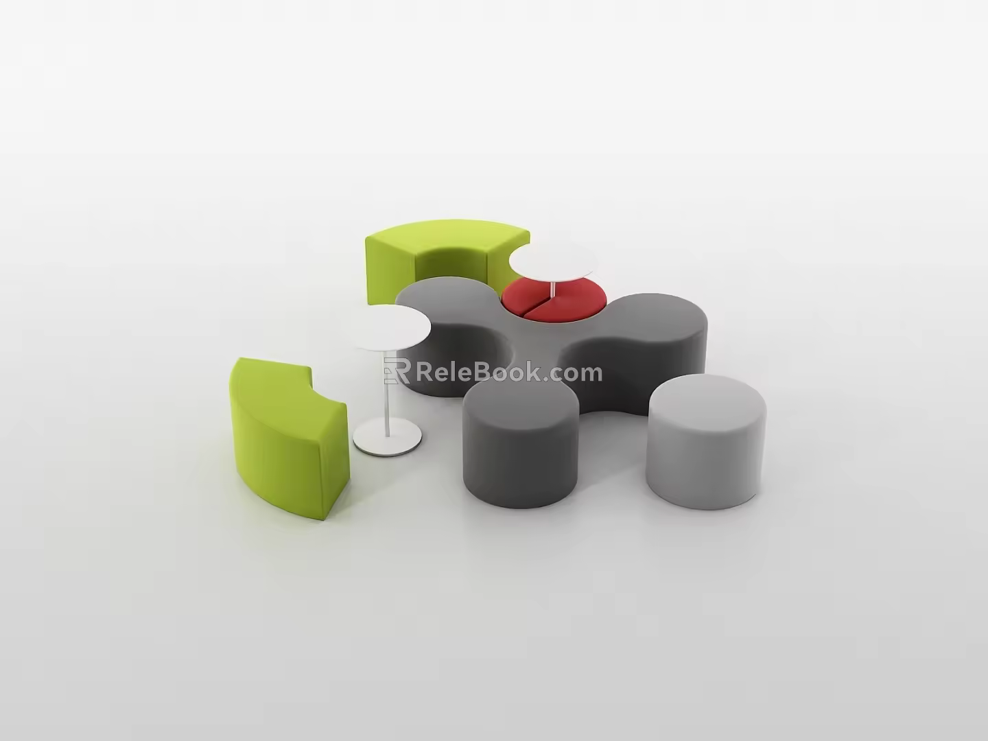 Modern Multiplayer Sofa 3d model