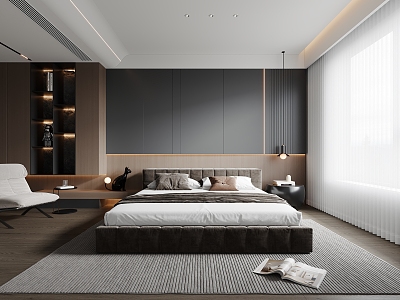 Modern Bedroom 3d model