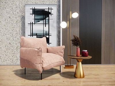 Modern Single Sofa Leisure Chair model