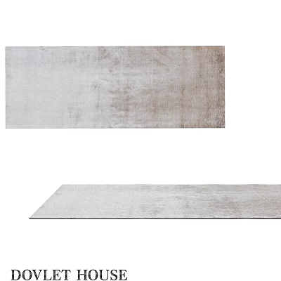 Square Light Gray Textured Carpet Modern Minimalist Living Room Floor Covering 3d model