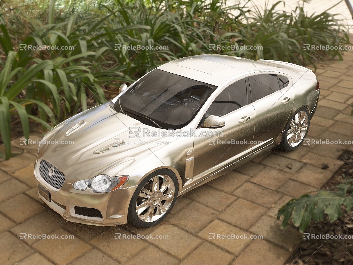 2010 Jaguar XF 3d model