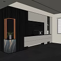 Modern Minimalist Sideboard 3d model