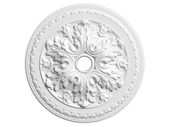 European-style lamp panel gypsum component carved 3d model