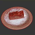 Delicious Homemade Cake On White Ceramic Plate With Fresh Fruit Topping And Soft Texture