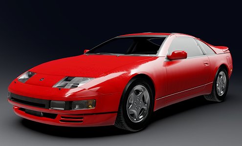 red car 3d model