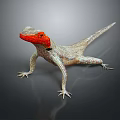 Lizard Anime Lizard Cartoon Lizard Reptile Cold Blooded Animal Reptile 3d model