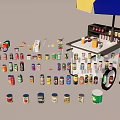 Can Box Soda Coke 3d model