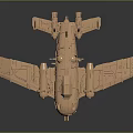 Copper Colored Spacecraft Model With Intricate Cosmic Exploration Components And Detailed Structure